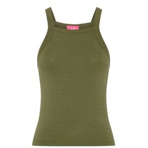 One Teaspoon Olive Green Tank Top XS NWT MSRP $69